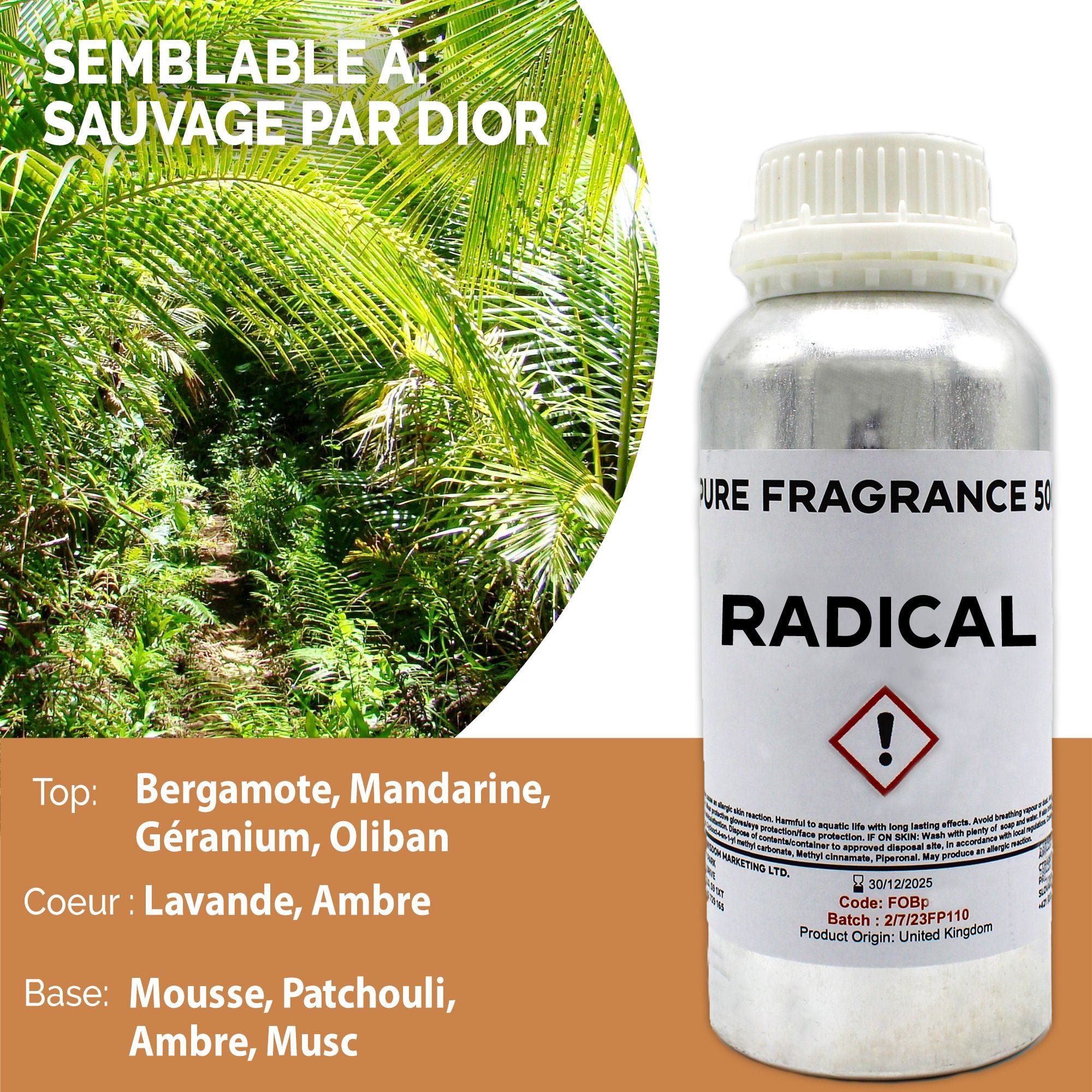 Radical Pure Fragrance Oil - 500ml
