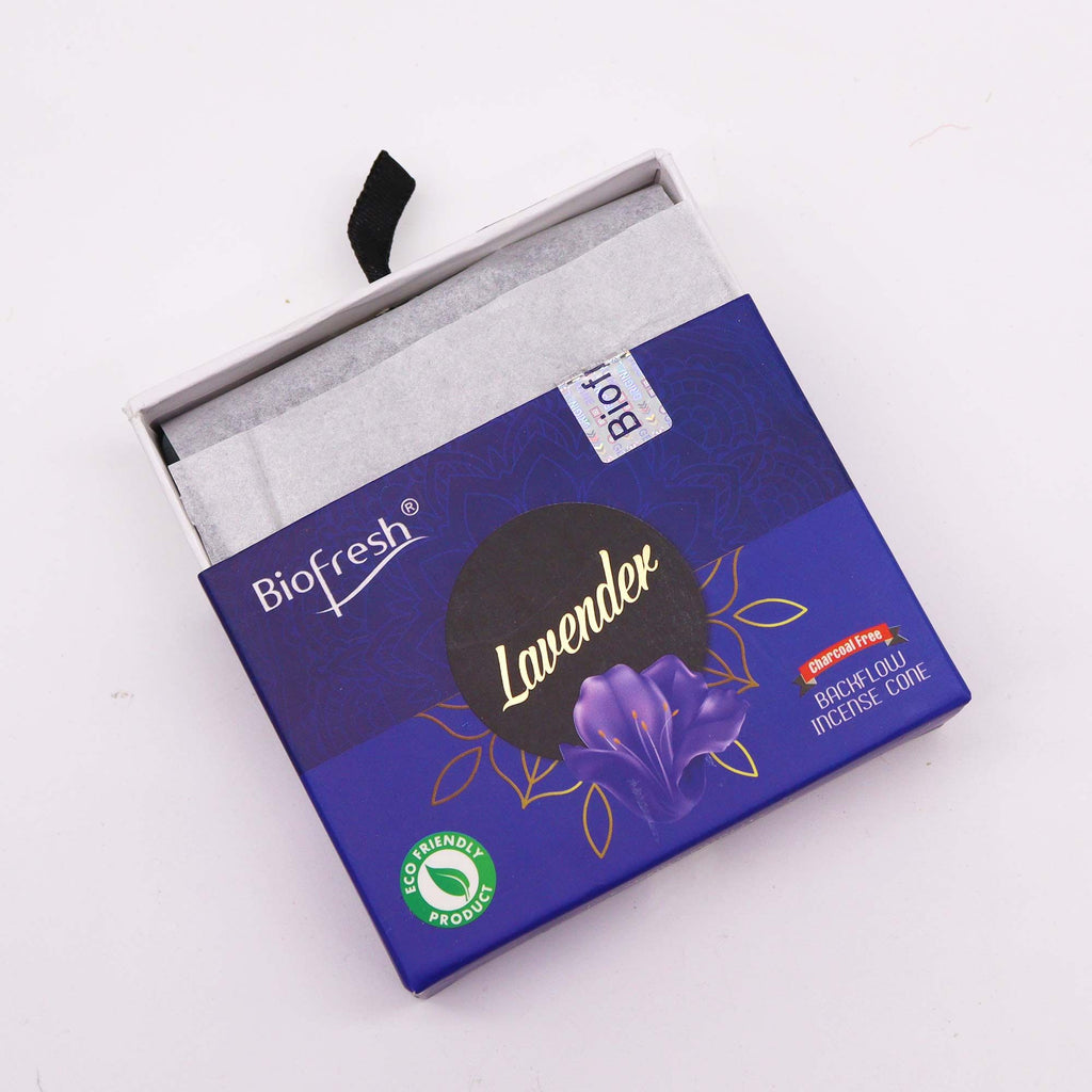 Biofresh Backflow Incense Cones (40 cones) - Lavender