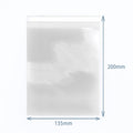 Poly-Prop Bags 135x200mm Reseal (500)
