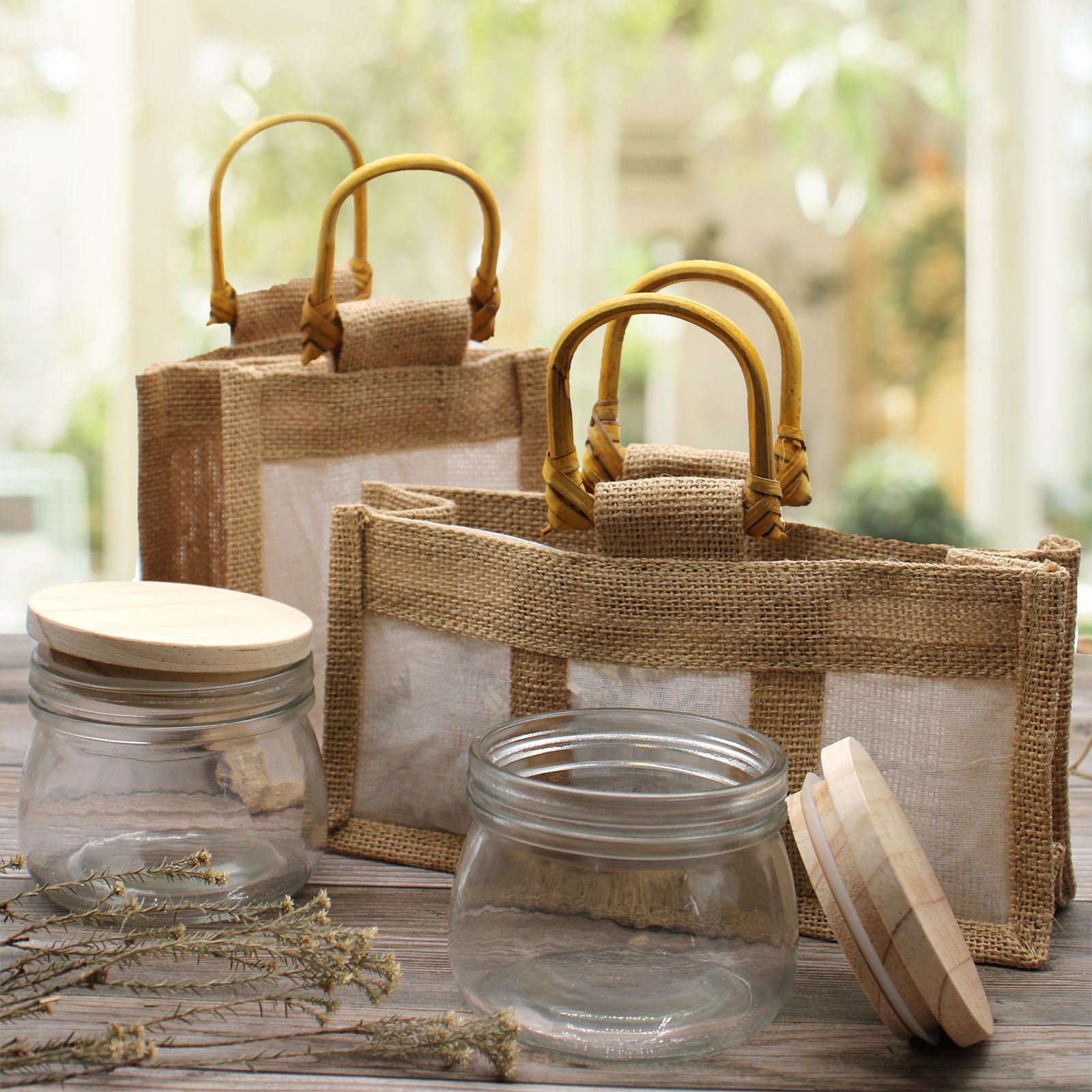 100% Natural Gift Bag - Three Jars