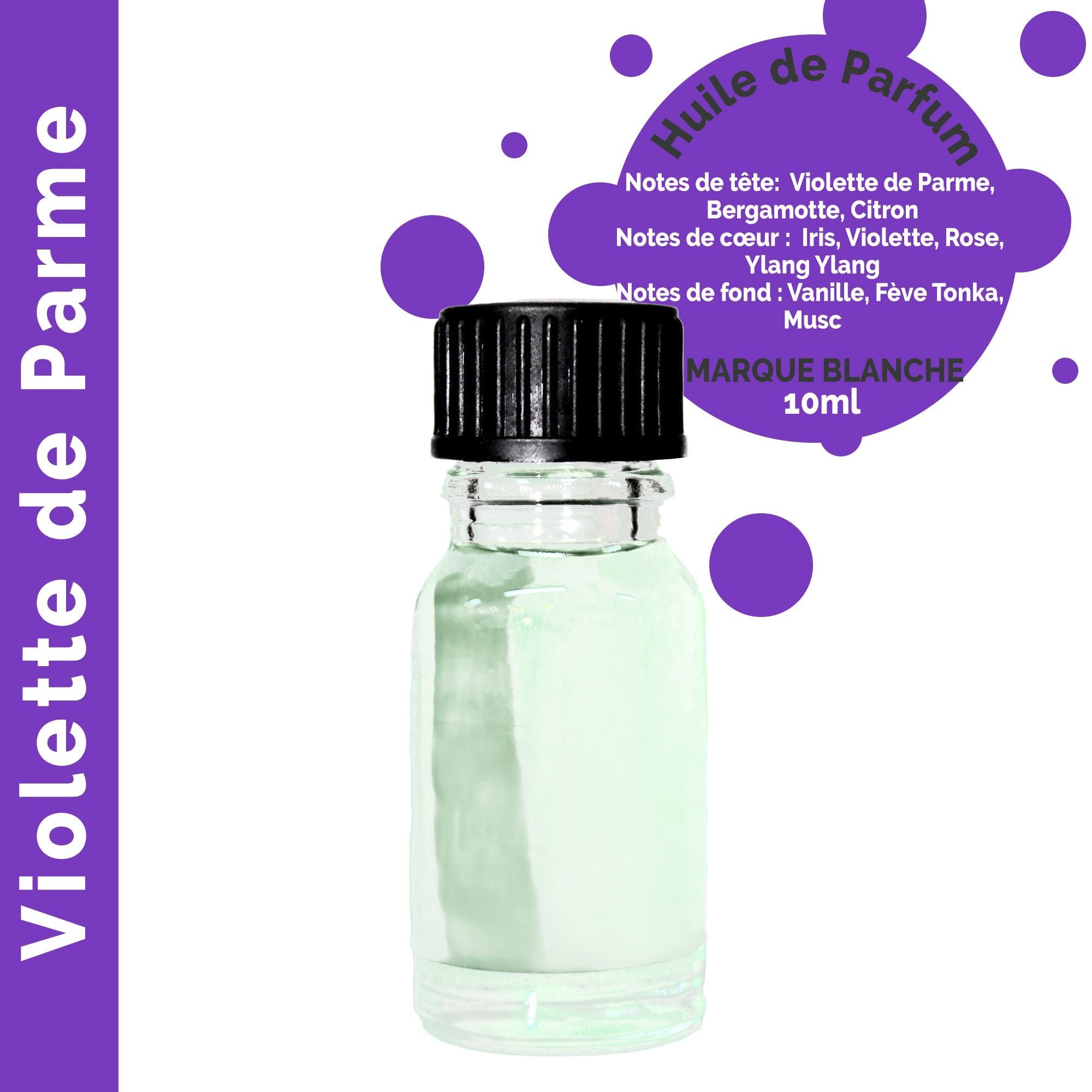 10 ml Parma Violet Fragrance Oil10 ml Fresh Cotton Oil - UNLABELLED