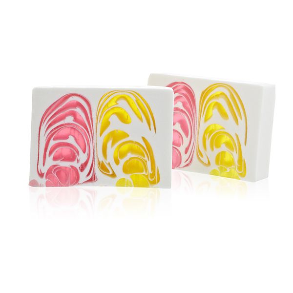 Hand-crafted  Soap - Orchid - Slice 115g approx