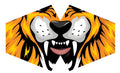 Reusable Fashion Face Covering - Tiger (Adult)