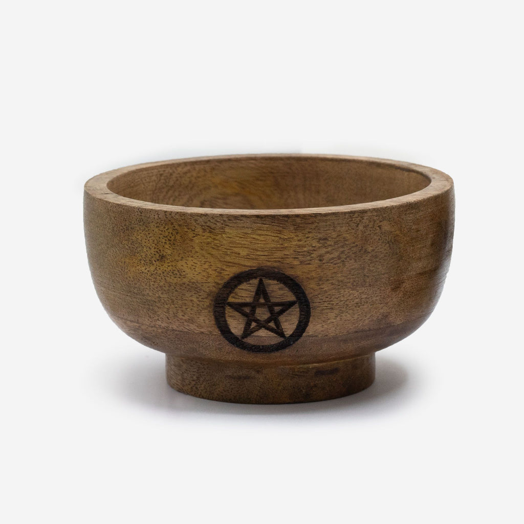 Small Ritual Bowl Incense Cone Holder 11x6.cm - (Asst Pentagon etc)