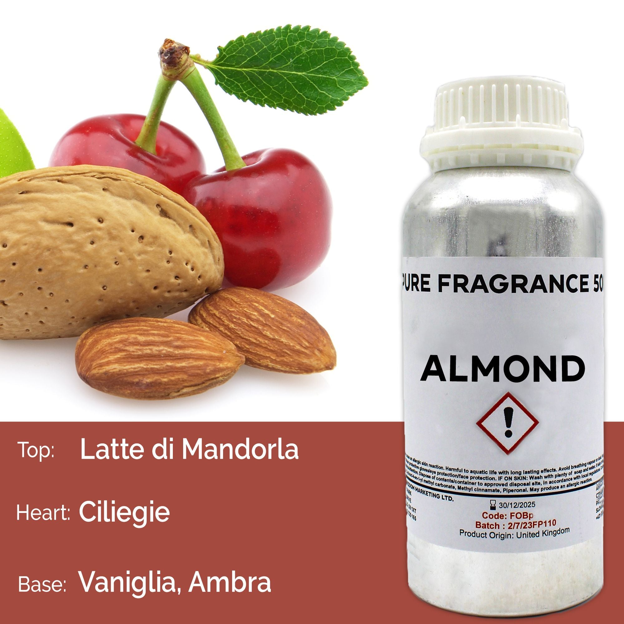 Almond Pure Fragrance Oil - 500ml