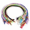 Crystal Gemstone Necklace Cord 45cm/18inch - Mix of 11 Colours