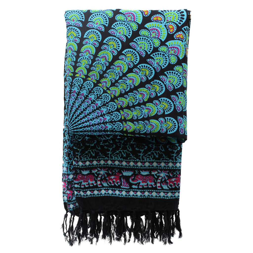 Peacock Classic  Mandela Sarong