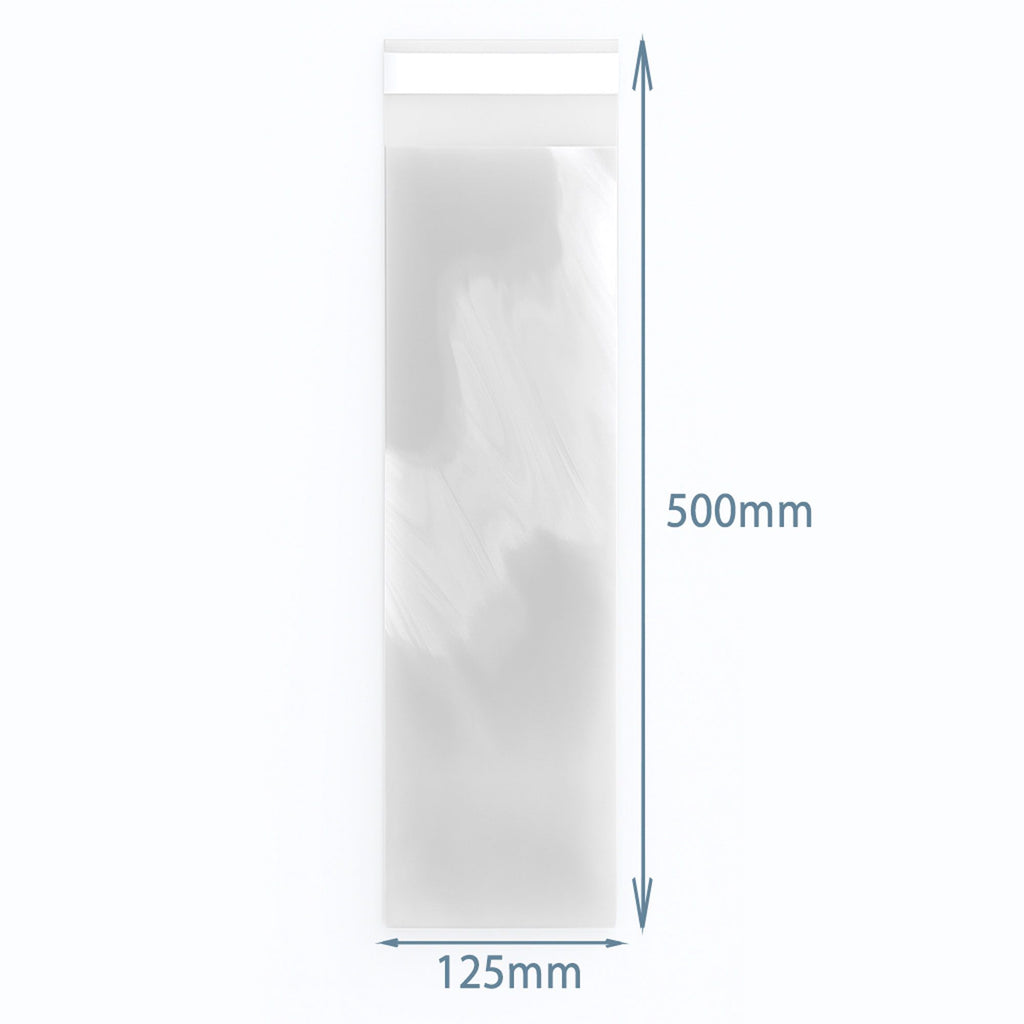 Poly-Prop Bags 125x500mm Reaseal (500)