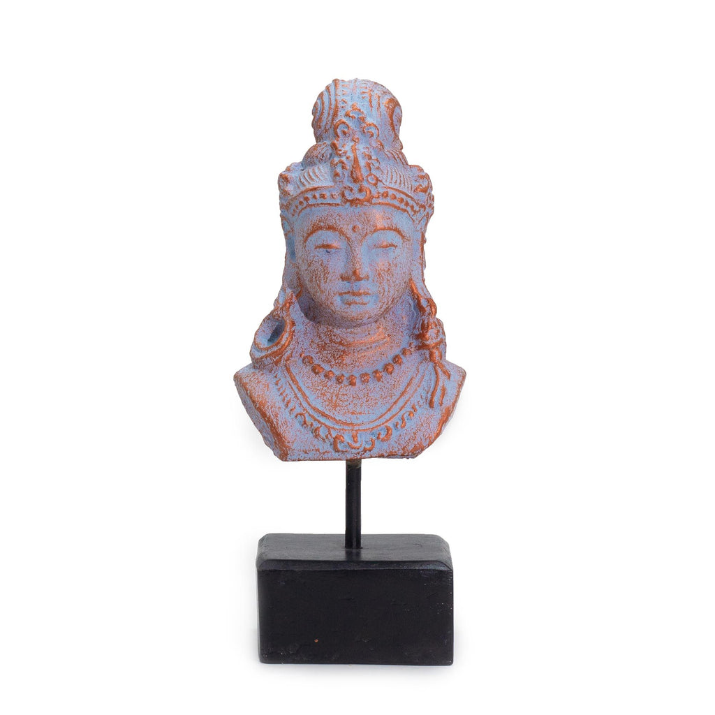 Lucky Java Princess on Stand - Blue Copper