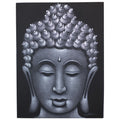 Buddah Painting - Grey Sand Finish