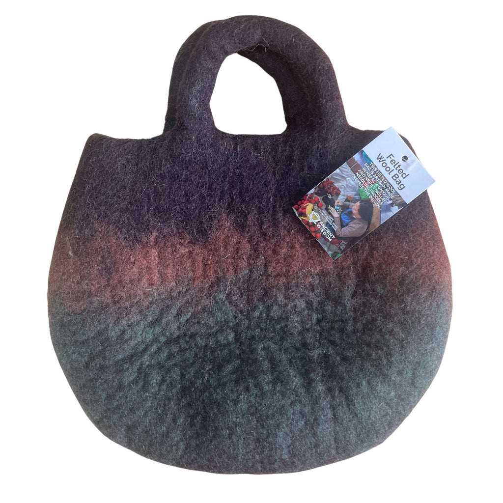 Fairy Garden Felted Bag - 35x27cm