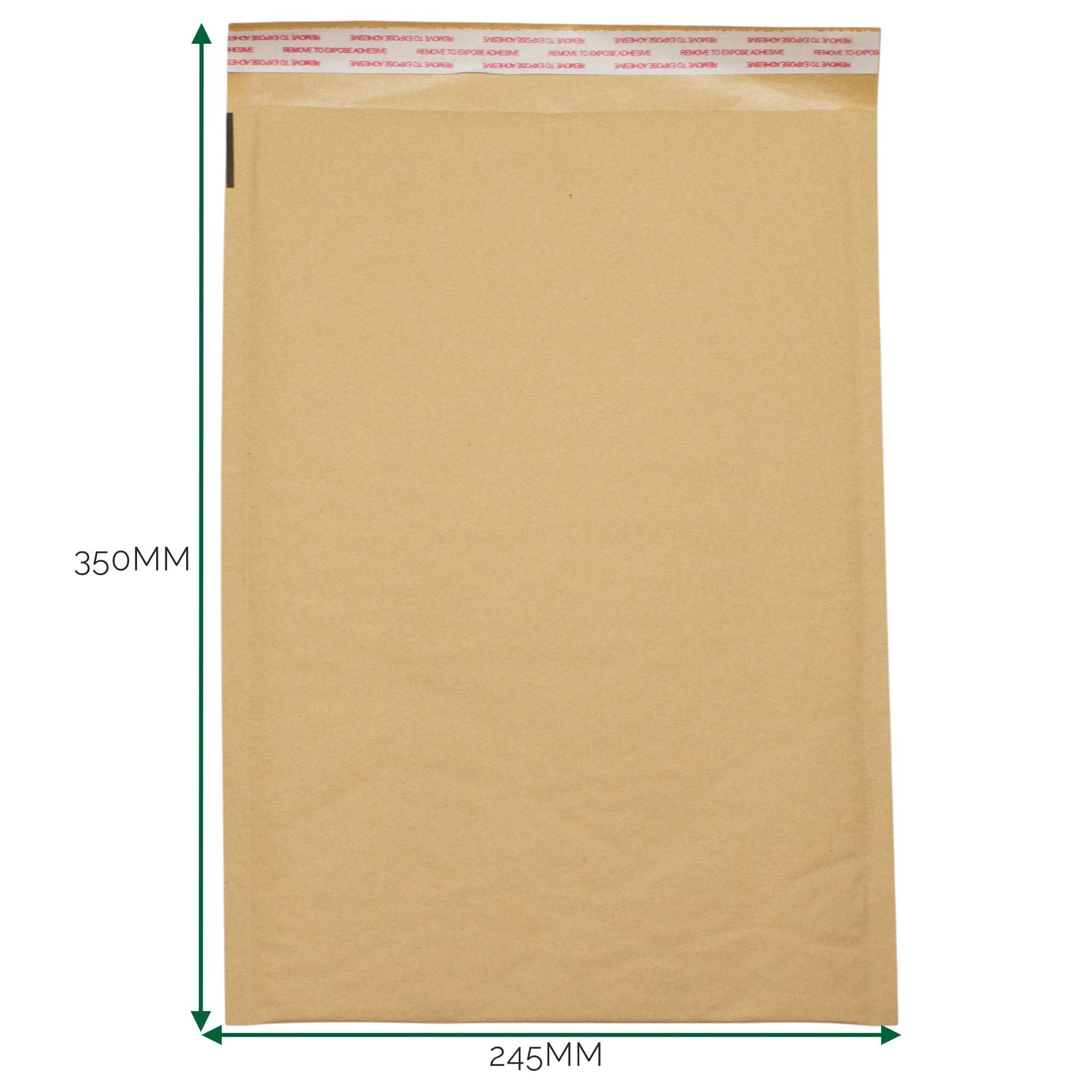 Kraft Padded Bubble Envelope (245x350+40mm)