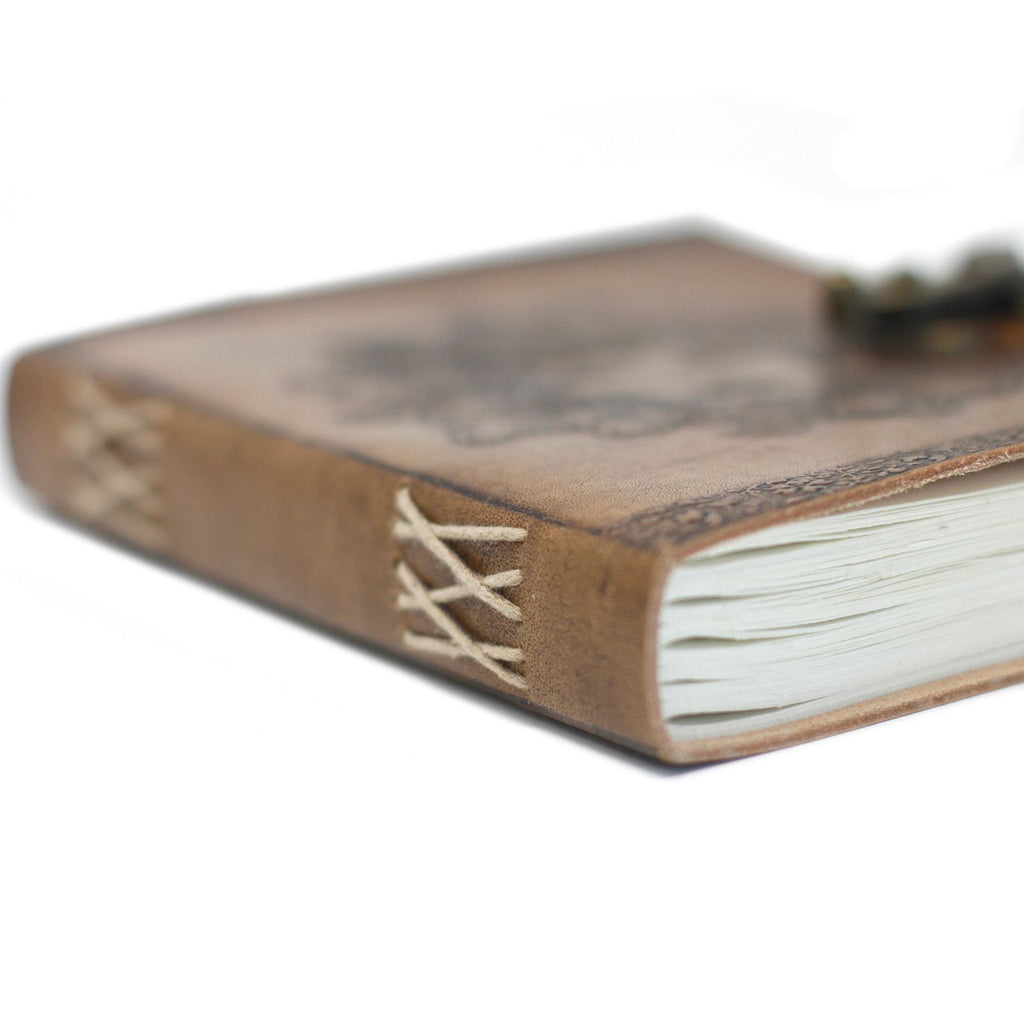 Leather Greenman Notebook (20x15 cm)
