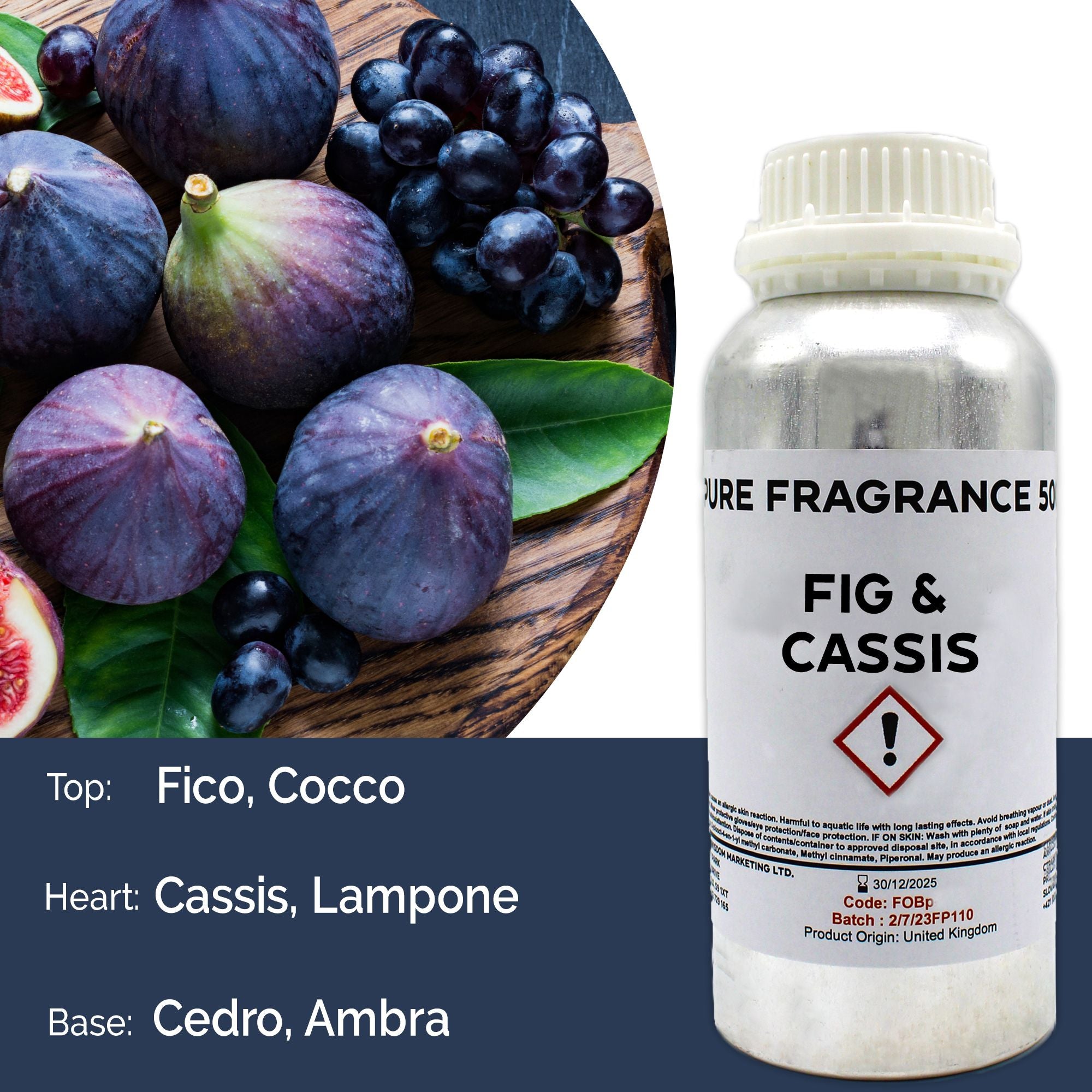 Fig & Casis Pure Fragrance Oil - 500ml