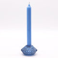 Set of 2  Flower Flip Dinner Candle / Tealight Holder - Royal Blue