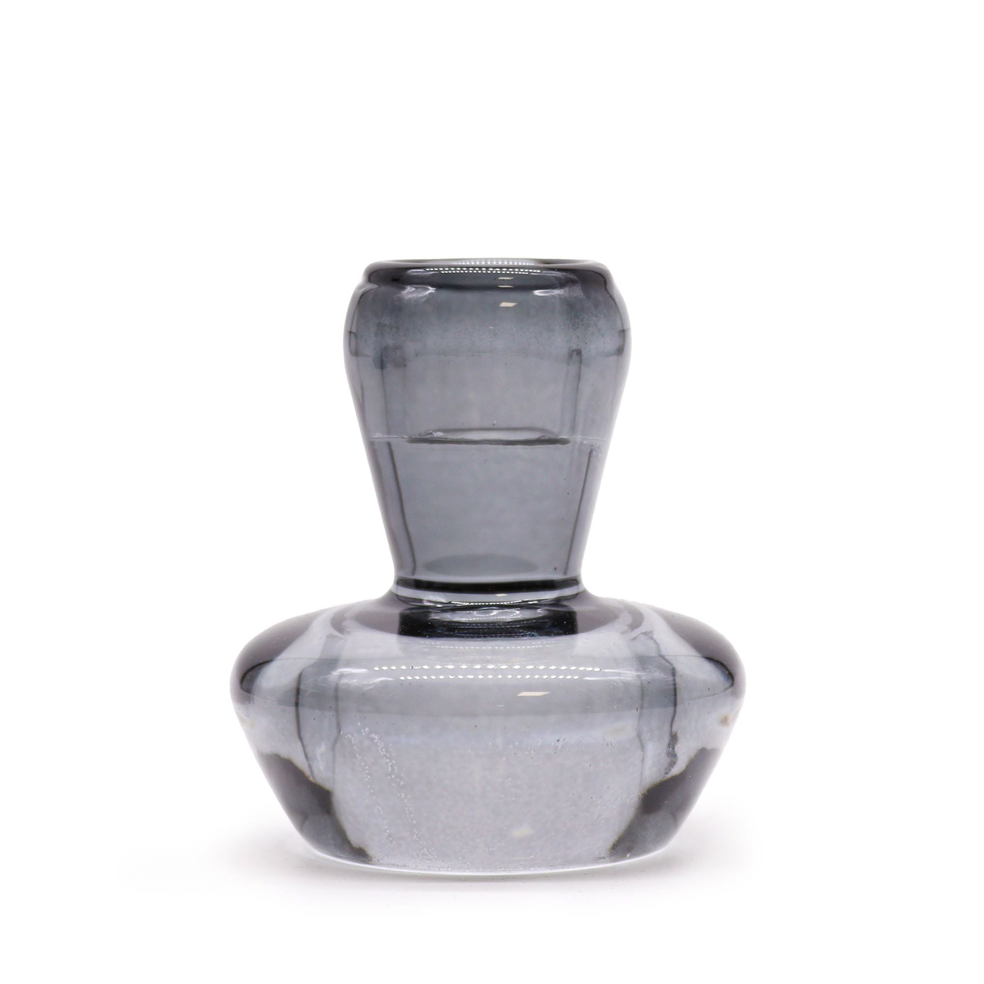 Set of 2 Mushroom Flip Dinner Candle / Tealight Holder - Midnight Grey