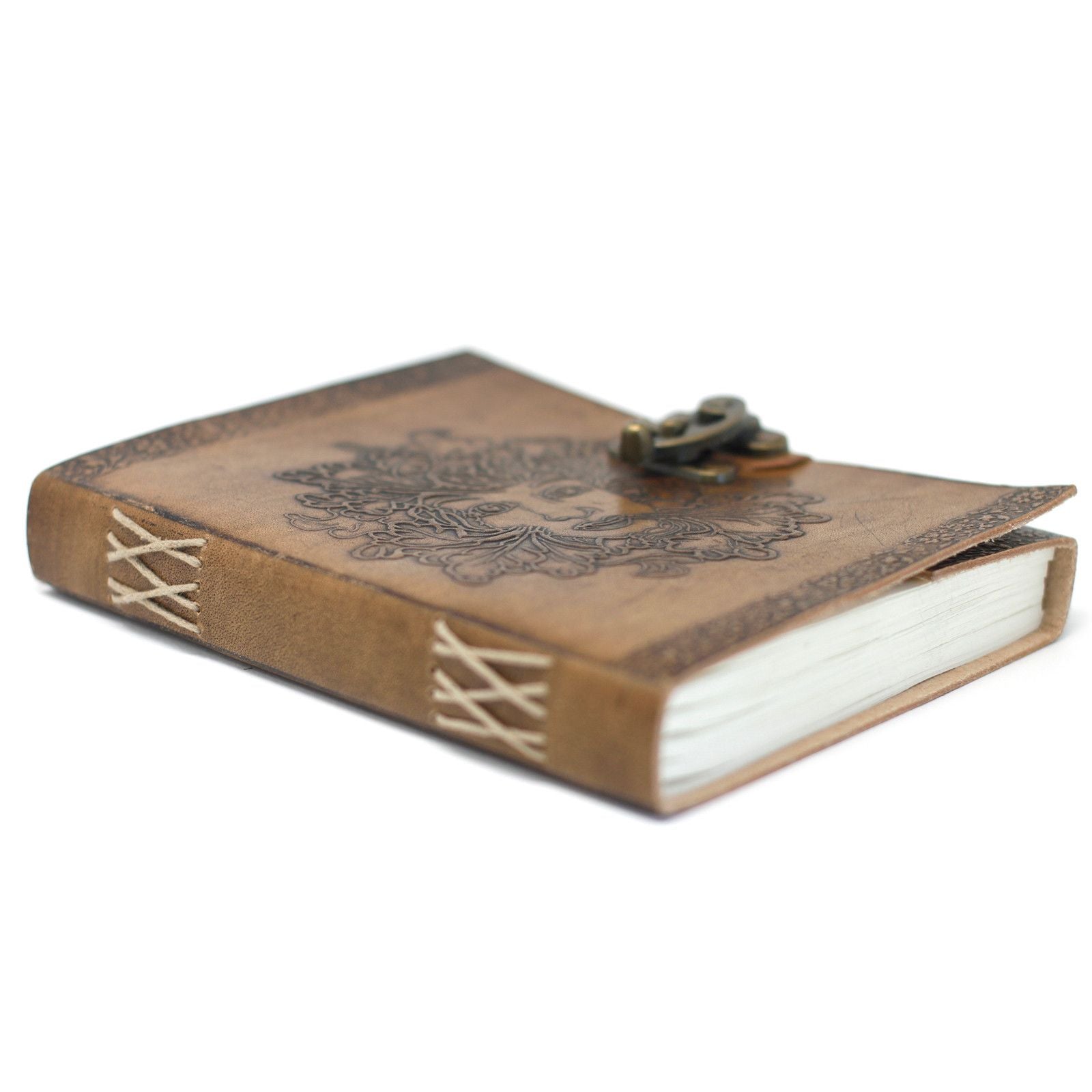 Leather Greenman Notebook (20x15 cm)