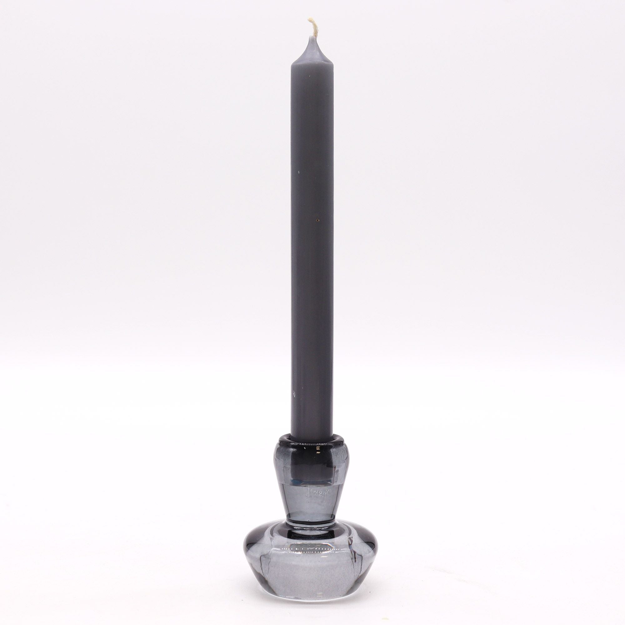Set of 2 Mushroom Flip Dinner Candle / Tealight Holder - Midnight Grey