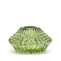 Set of 2  Flower Flip Dinner Candle / Tealight Holder -  Garden Jade