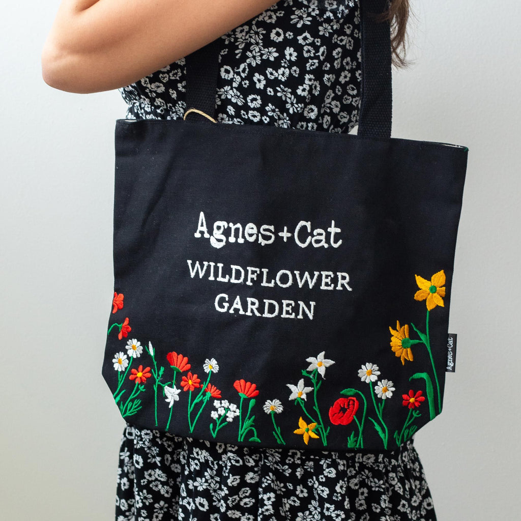 Garden Bag - Embroidery - Mushroom Garden