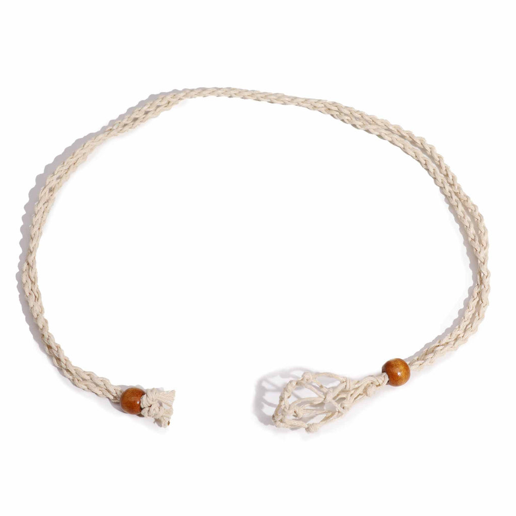 Crystal Gemstone Necklace Cord 45cm/18inch - Natural