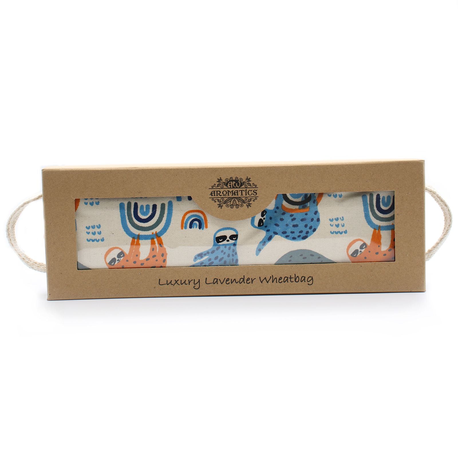 Luxury Lavender  Wheat Bag in Gift Box  - Lazy Sloth