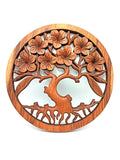 Tree of Life Frangipani Panel - 40cm