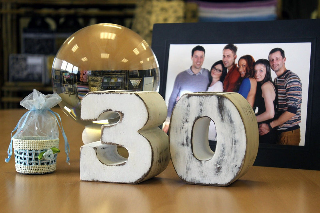 Wooden Birthday Number - No.3
