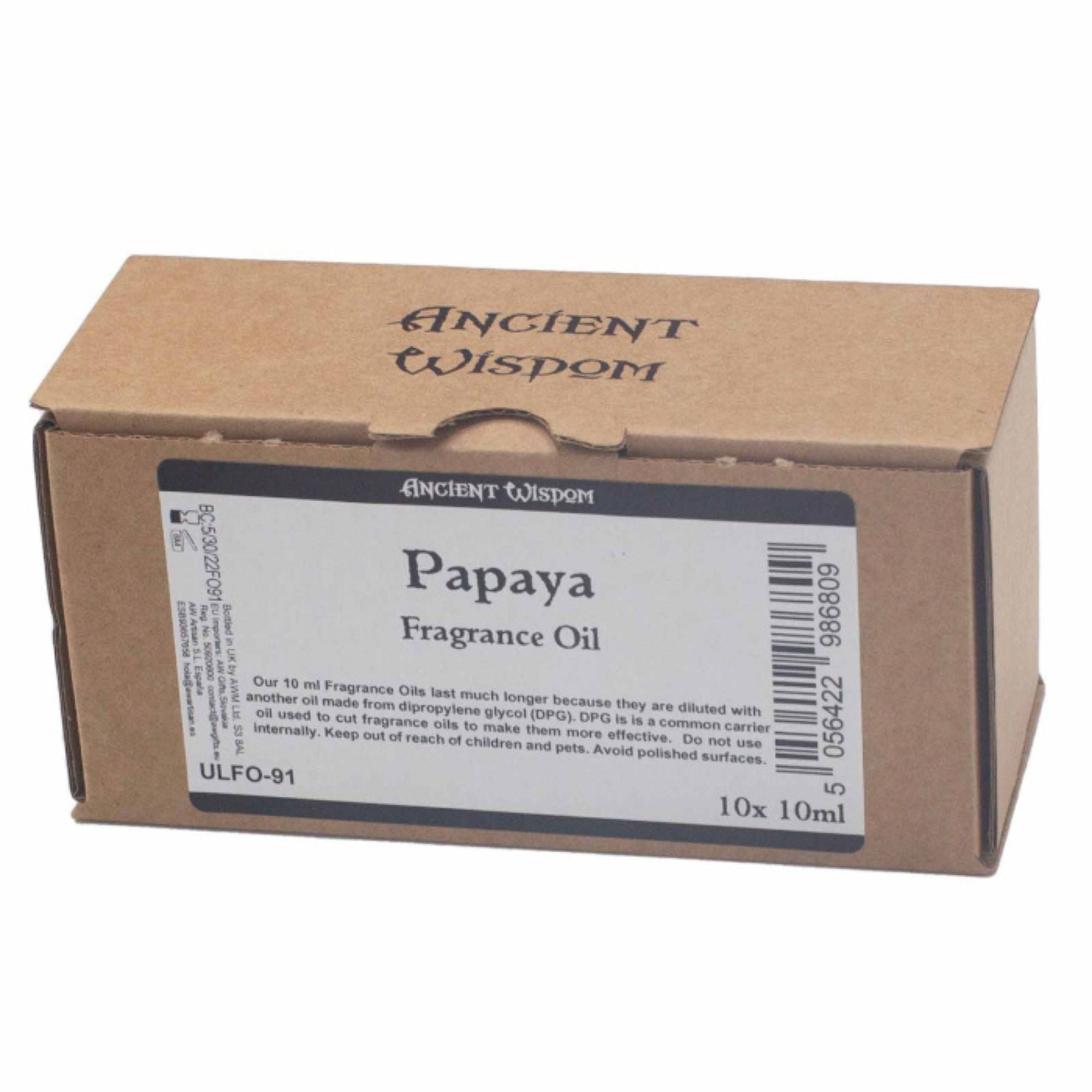10ml Papaya Fragrance Oil 10ml - UNLABELLED