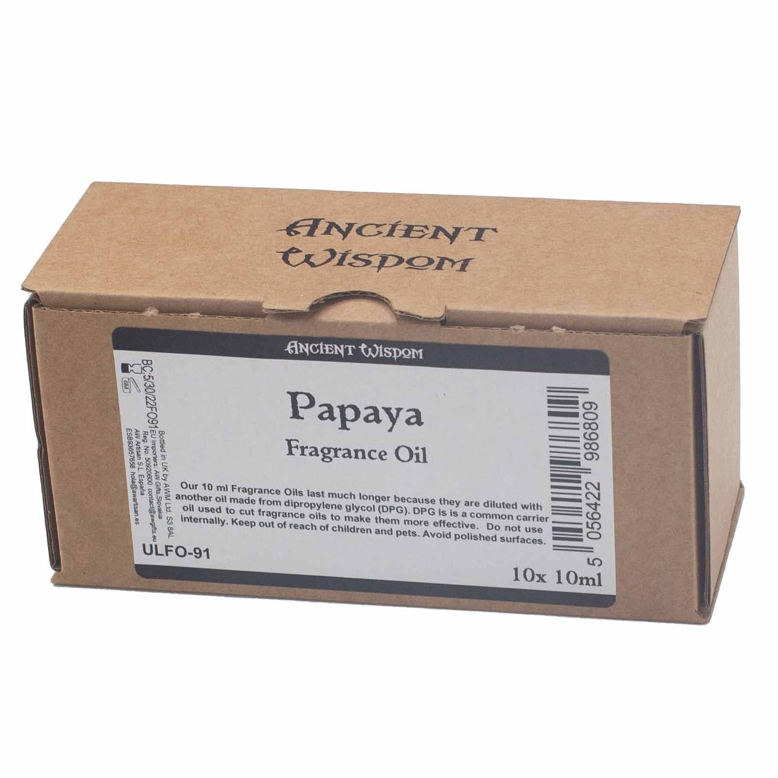 10ml Papaya Fragrance Oil 10ml - UNLABELLED