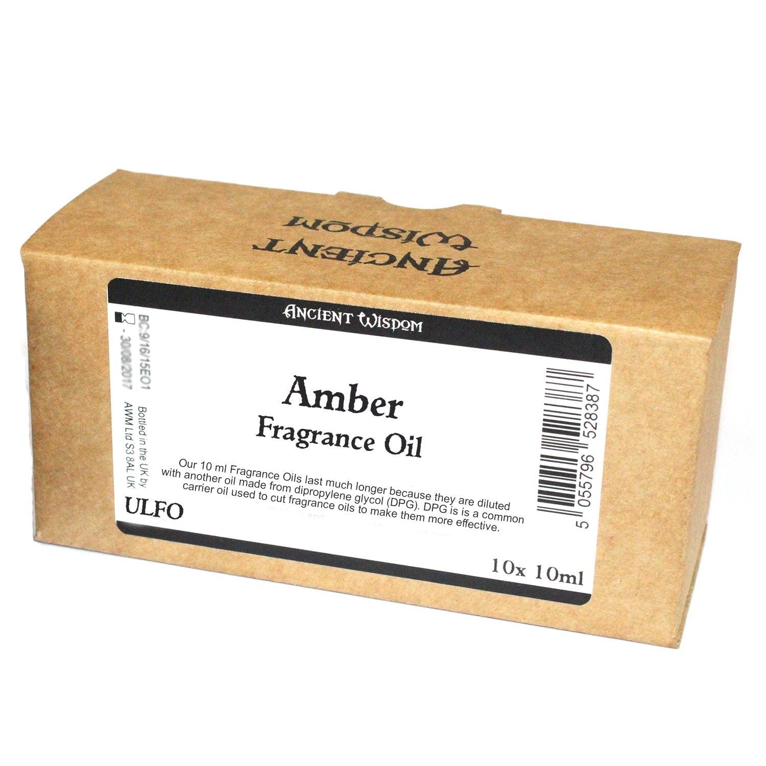 10ml Amber Fragrance Oi l- UNLABELLED
