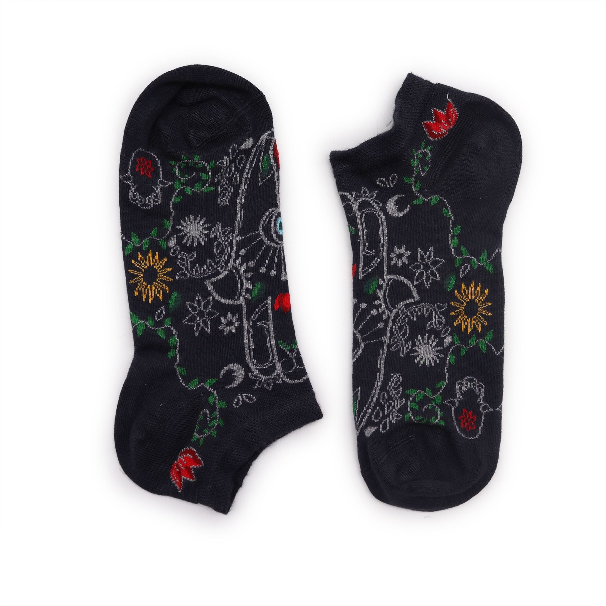 S/M Hop Hare Bamboo Socks Low (36-40) - Hamsa