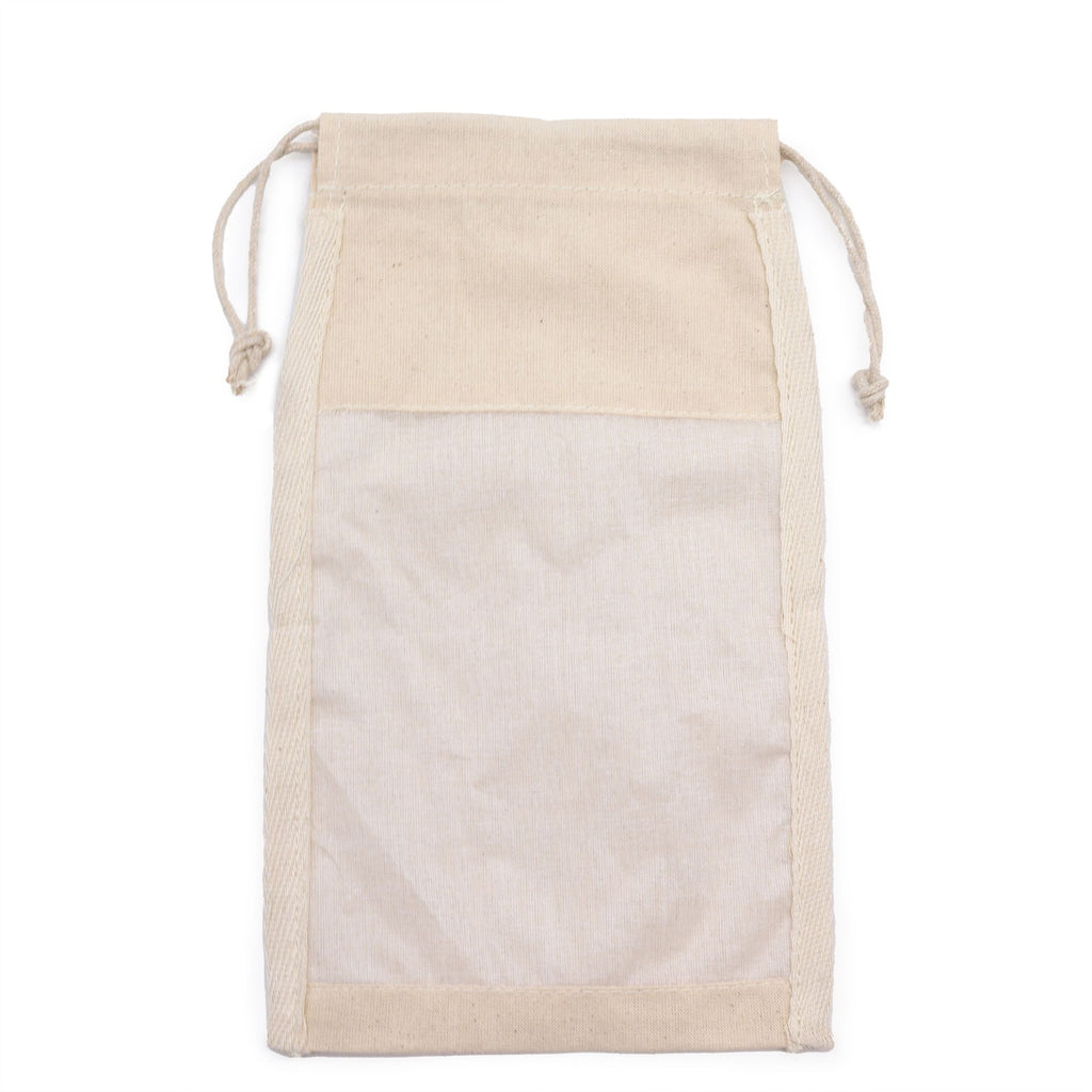 Lrg Cotton Window Pouch - 26x15cm