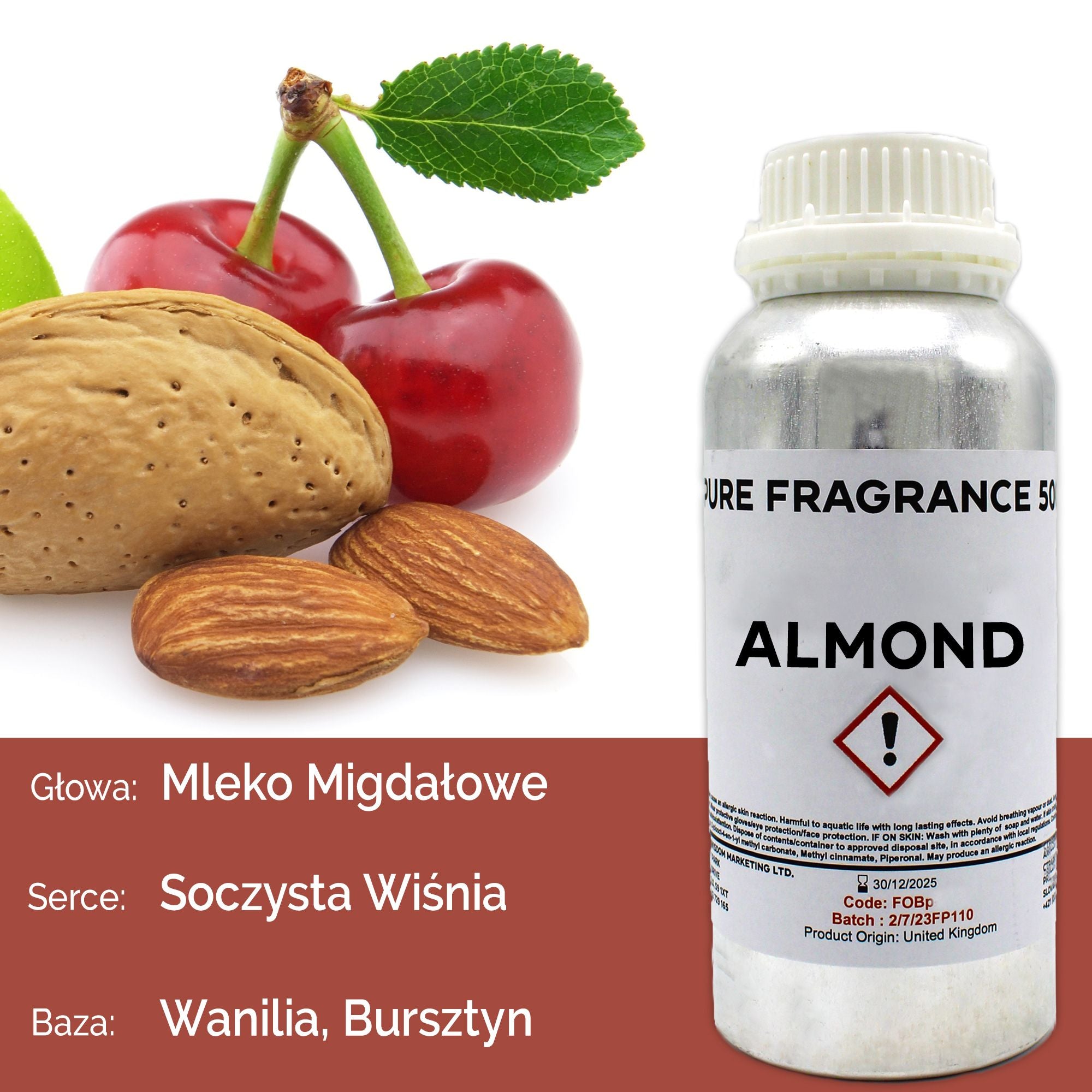 Almond Pure Fragrance Oil - 500ml