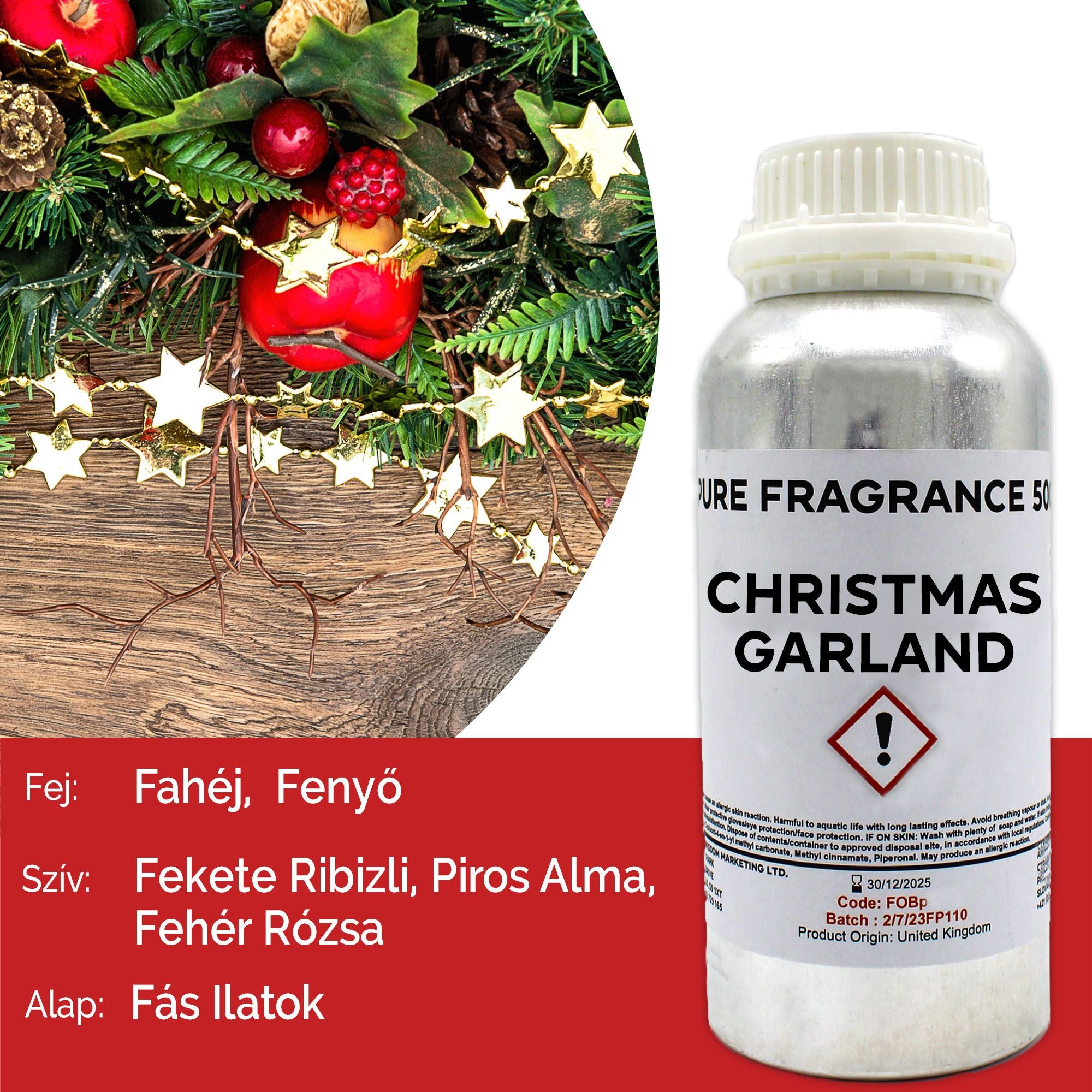 Christmas Garland Pure Fragrance Oil - 500ml