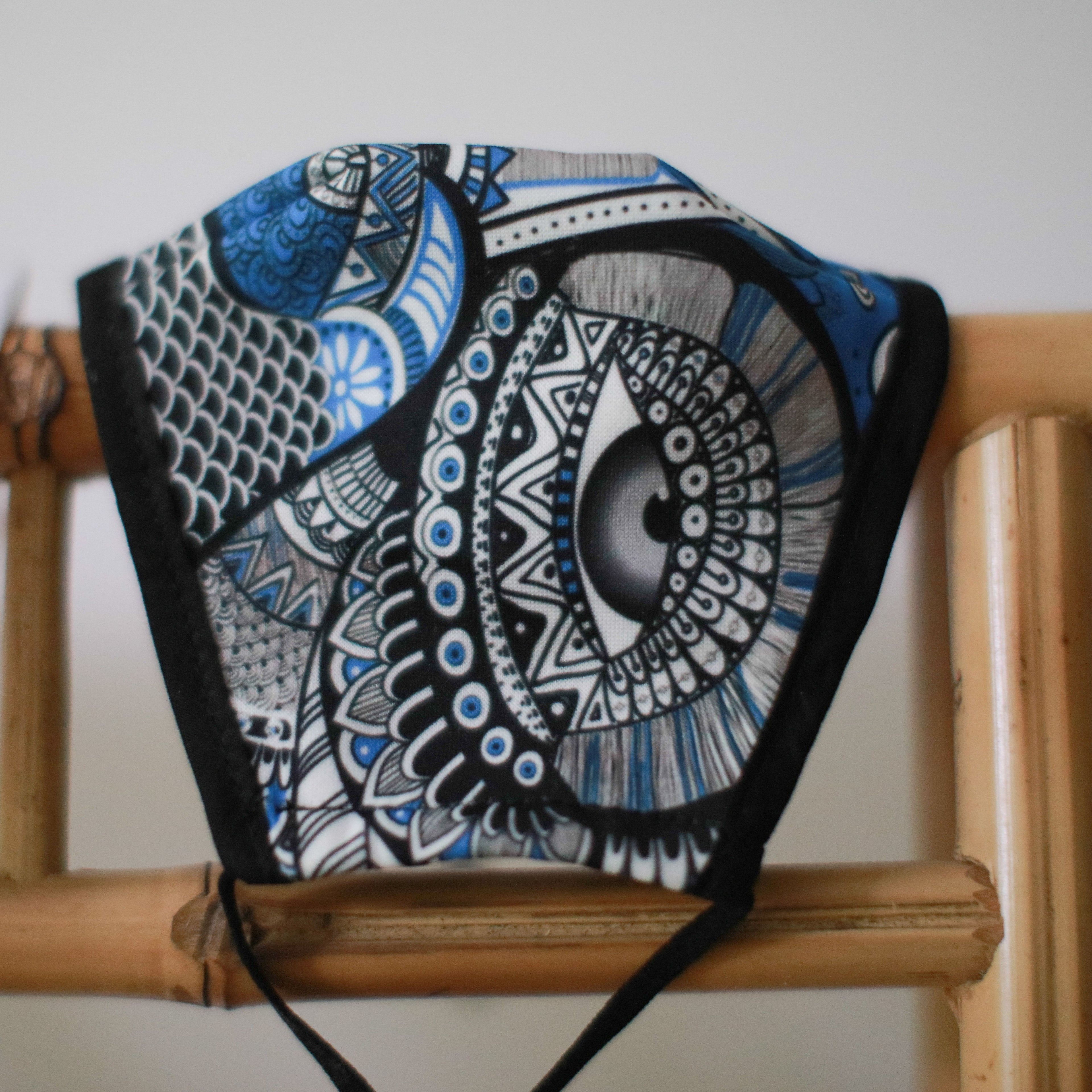 Reusable Fashion Face Covering - Mystical Owl (Adult)