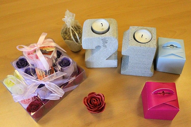 No.9 Granite Candle Holder